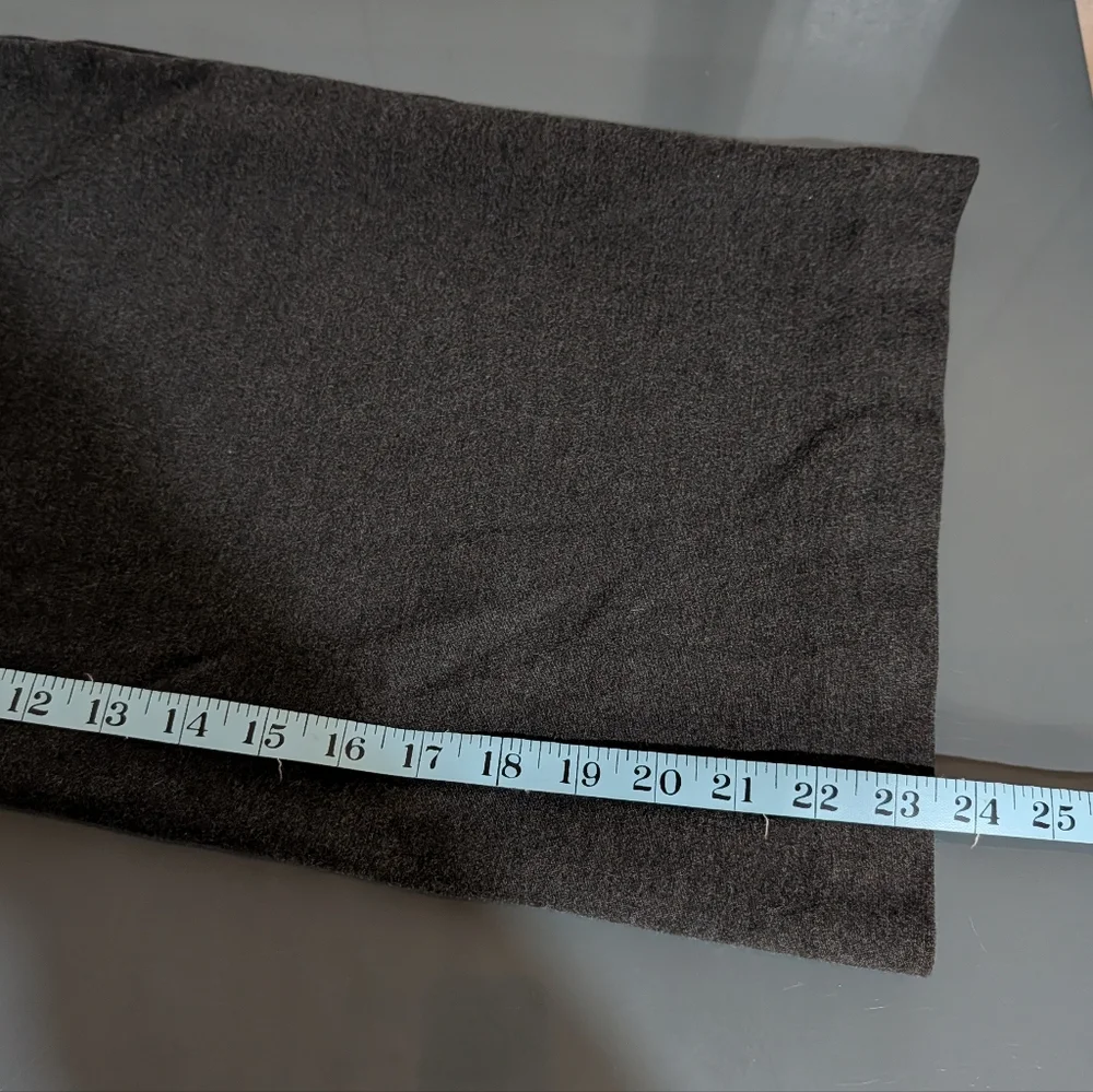 J. Crew Ponte wide-leg‎ crop with patch pockets Dark Grey